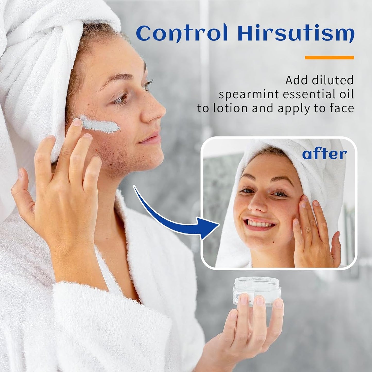 100% Pure Hair Removal Spearmint Oil